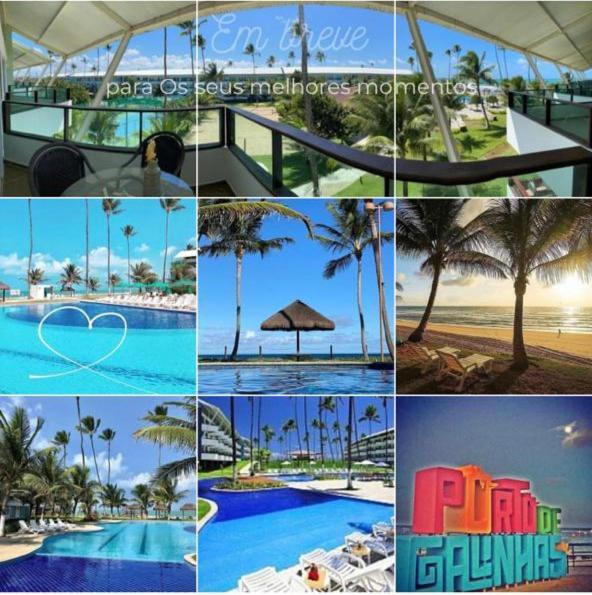 Excelente Flat 3 Quartos Pra 10 Pessoas No Ancorar Flat Resort Porto de Galinhas Ngoại thất bức ảnh